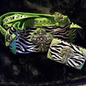 Purse and wallet set